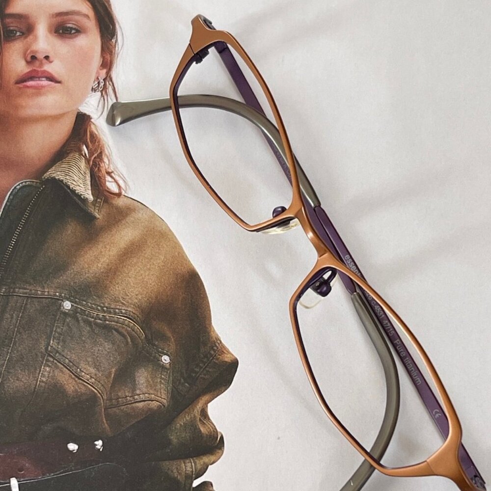 PRO DESIGN DENMARK Brown & Purple Titanium Frames: 1326 c.4531 47/15: Brand New - Picture 2 of 12